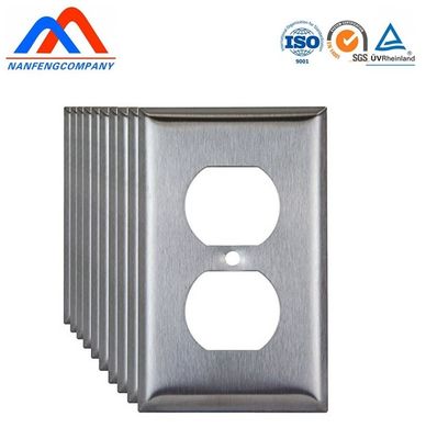 ROHS ISO Certified Stainless Steel Wall Plate for Switches Customizable as per Demand