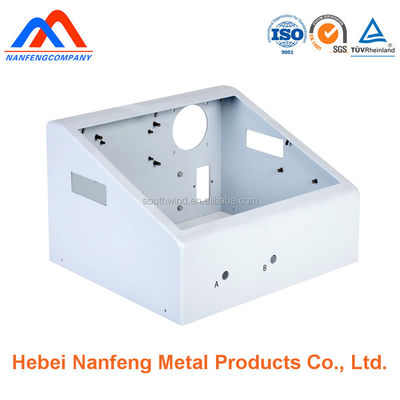Custom Aluminum Extrusion Box with Powder Coating Surface Finish and Bending Process