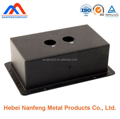 Custom Aluminum Extrusion Box with Powder Coating Surface Finish and Bending Process