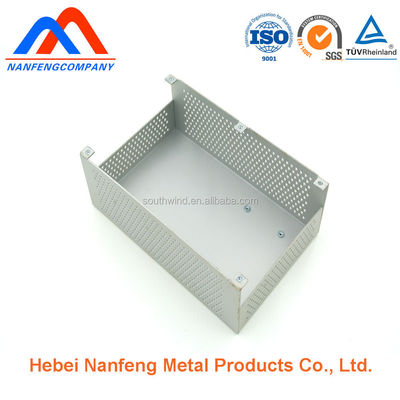 Custom Aluminum Extrusion Box with Powder Coating Surface Finish and Bending Process