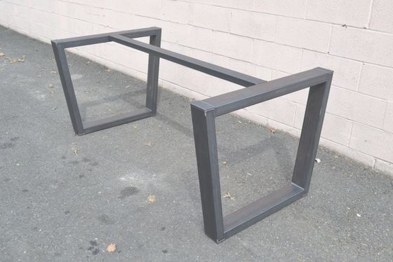 Furniture Leg Stainless Steel Square Style Pedestal Table Base for Customized Furniture