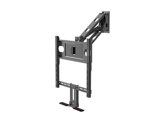 Customized Heavy Duty Black Metal Television Wall Hanging Brackets for TV Mounting