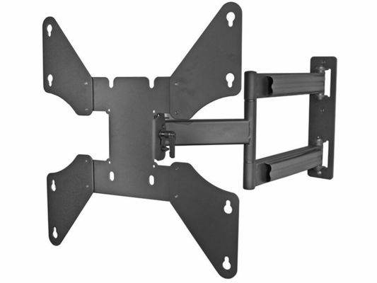 Customized Heavy Duty Black Metal Television Wall Hanging Brackets for TV Mounting