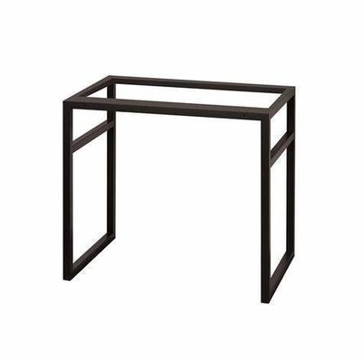 Customized Furniture Leg Metal Bar Table Base Frame with Adjustable and Black Finish