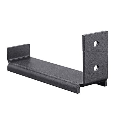 Black Anodized Auto Stamping Parts Custom-made by OEM Sheet Metal for Order Fabrication