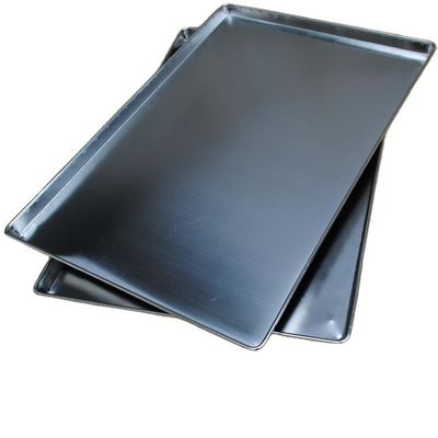 Black Anodized Auto Stamping Parts Custom-made by OEM Sheet Metal for Order Fabrication