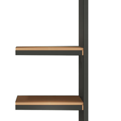 Copper Finish High Density Tall Hanging Combination Unit for Clothes Store Furniture