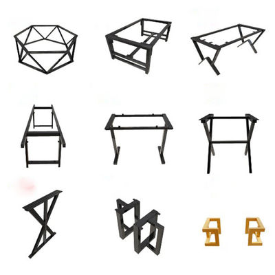 Triangle Bracket Glass Side Steel Dining Coffee Table Legs Wrought Iron Metal 2020