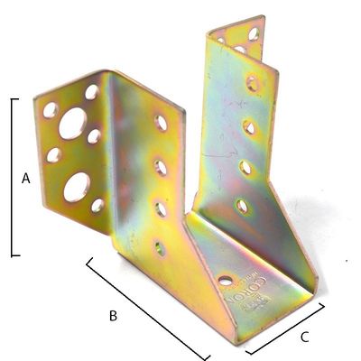 Triangle Bracket Structure Wood Connector for Customized Joist Hanger Connection
