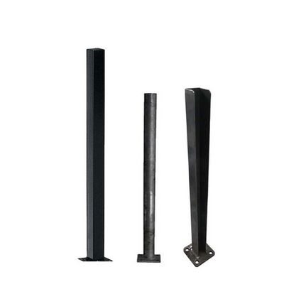 Round Corner Steel Metal Fence Posts for Nonstandard and Customizable Fencing Solutions