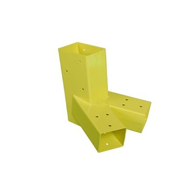 Customized Logo 3-Way Square Wooden Swing Set Frame and Corner Brace for Outdoor Fun