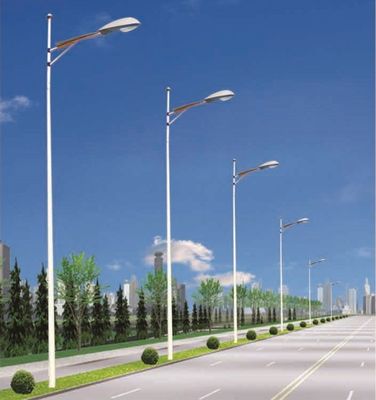 Galvanized Steel Single Arm Street Light Pole for Lighting Enhance Your Outdoor Space