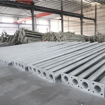 Galvanized Steel Single Arm Street Light Pole for Lighting Enhance Your Outdoor Space