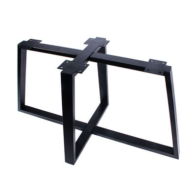 Large Cross Frame Round Pedestal Coffee Table Base for Customized Dining Furniture