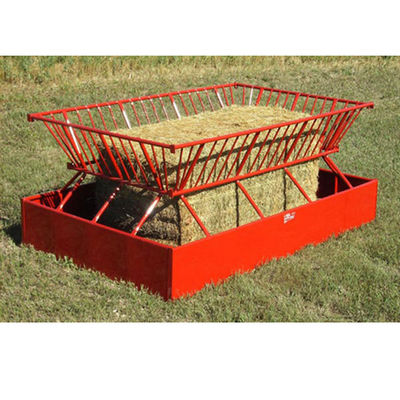 Convenient Powder Coated Hay Feeder for Horse and Sheep on Farms Durable Design