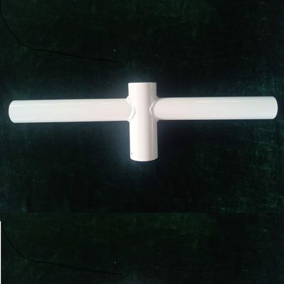 In-house Inspection 2 LIGHT ROUND POLE ARM 180D MOUNT with Slipfitter and Trunion