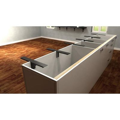 Nonstandard T-Brace Countertop Support Bracket for Customized Installations