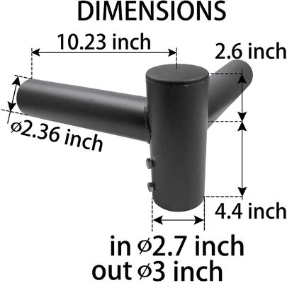 90 Deg. Twin Spoke Pole Top Mount Bracket with Single-side Structure and Any Color
