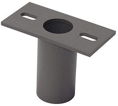 Anodized 90 Degree L-Shape Square Pole Top Bracket for LED Shoebox Parking Lot Light Pole