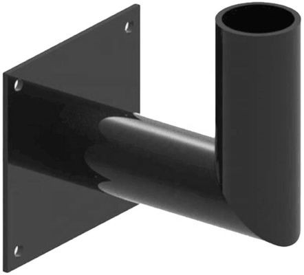 Anodized 90 Degree L-Shape Square Pole Top Bracket for LED Shoebox Parking Lot Light Pole