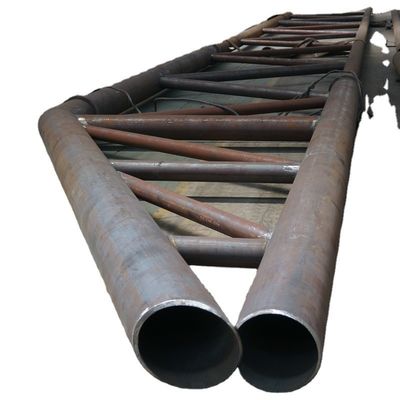 Customized Carbon Steel Welding Pipe Bracket for Industrial Iron Mild Steel Spare Parts