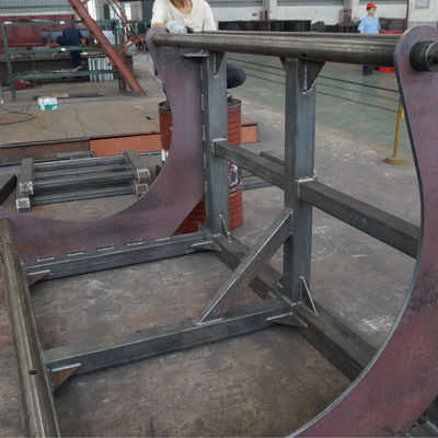 Customized Carbon Steel Welding Pipe Bracket for Industrial Iron Mild Steel Spare Parts