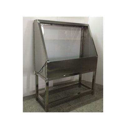 Stainless Steel Washout Booths with LED Backlight and Single-side Bracket Structure