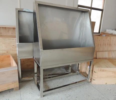 Stainless Steel Washout Booths with LED Backlight and Single-side Bracket Structure
