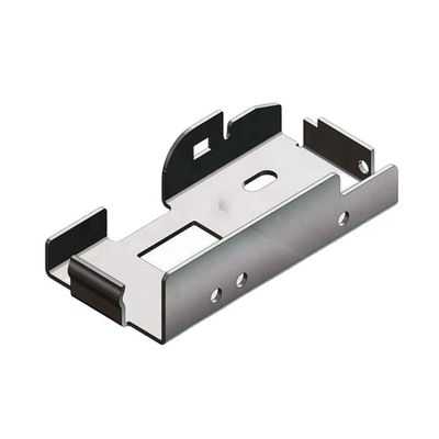 Galvanized Cabinet Shelf Mounting L Shaped Metal Bracket Stamping Customized
