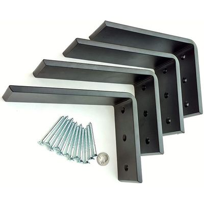 Cabinet Shelf Mounting U Shaped Metal Bracket Stamping for AC Support ISO 1461 Standard