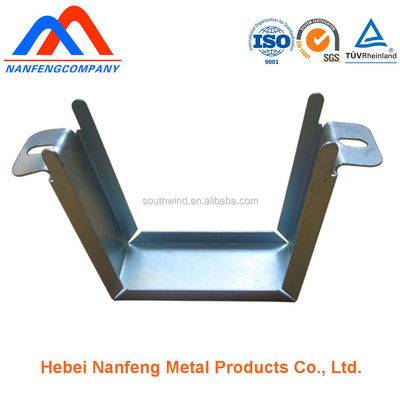 Galvanized Stainless Steel U-Shaped Bracket for Customized High Precision Hardware
