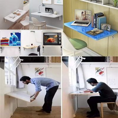12" Spring Loaded Folding Shelf Bracket for Wall Mounting in Industry 1.5-2.0mm Thick