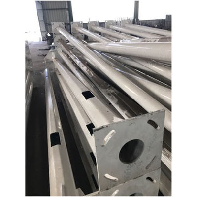 Street Light Poles Welding Parts with Heavy Steel Structure and Round Customized Frames