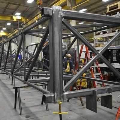 Customized Material Choice Large Size Metal Frame Welding and Fabrication for Engines