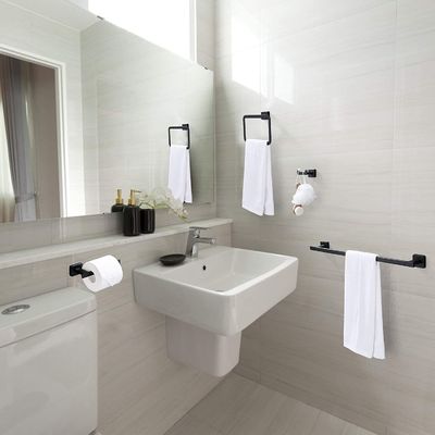 Towel Holders Bathroom Hardware Set 4 Pieces Thickness 2-5mm Certificate ISO9001 2015