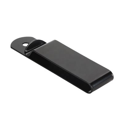 Black Anodized Auto Stamping Parts Custom-made by OEM Sheet Metal for Order Fabrication