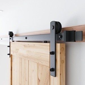 Customized Color 6.6 FT Heavy Duty Sturdy Sliding Barn Door Hardware Kit for Industry