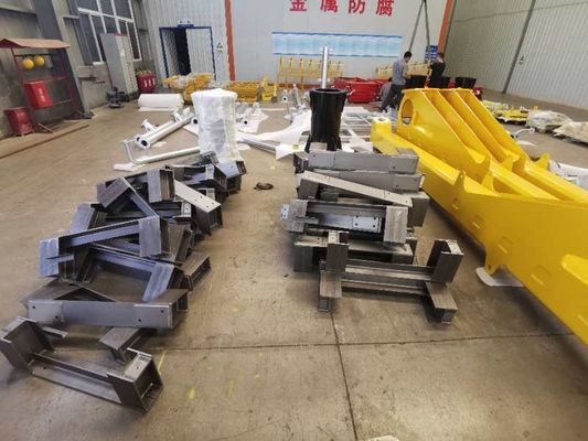 290g High Precision Welded Steel Tower Crane Spare Parts Mast Section for in Washroom