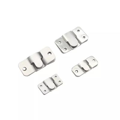 Customized Industrial Interlocking Stainless Steel Photo Frame Hook Flush Mount Brackets