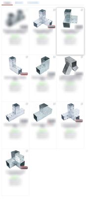 1mm-12mm Thickness Customized Color Carbon Steel 6x6 4 Arm Pergola Extension Bracket