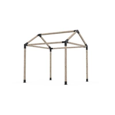 Customized Size Stamping Process Pergola Bracket for Wood Post made of Carbon Steel