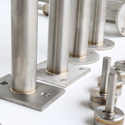 0.4-3mm Thickness Aluminum Custom Powder Coated Steel Fence Post Base Brackets