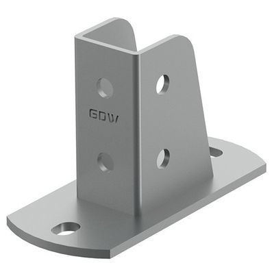 Customized Galvanised Steel Square Wooden Pillars Base Brackets for Construction