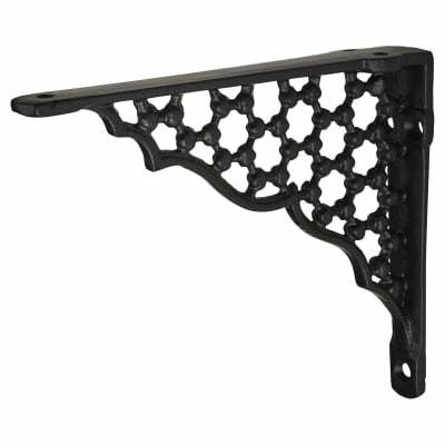 Sturdy L Type Bracket Made of Powder Coating Galvanized Steel with Nickel Plated Finish