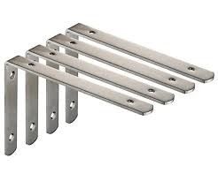 Customized Heavy Duty L Shelf Bracket for DIY Open Shelving Hardware Proces Milling