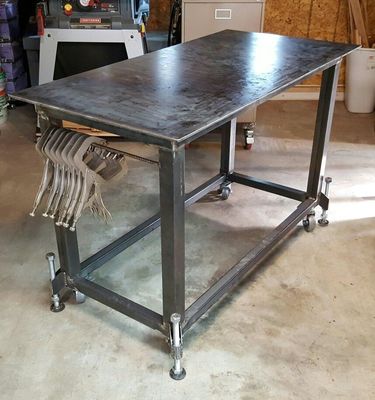 Customized Mobile Welding Table Workstation for Manufacturing and Other Welding Parts