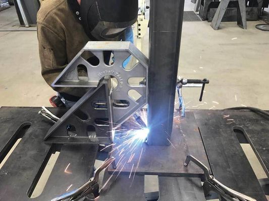 QC Control Before Shipment Custom Thick Metal Welding Sheet Metal Parts for Hardened Metals