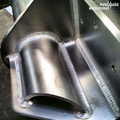 Customized Logo Tig Laser Welding Aluminum Stainless Steel Iron Tube/Pipe Welded Parts