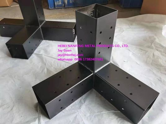 Elevated Wood Stand Kit with Stamping Process and Steel Brackets Fits 6x6 Pergola