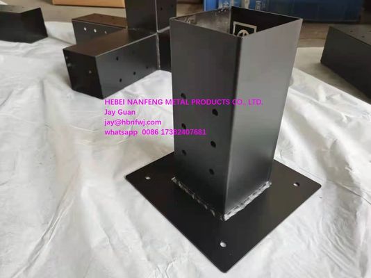 Elevated Wood Stand Kit with Stamping Process and Steel Brackets Fits 6x6 Pergola
